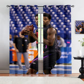 Lamar Jackson Blackout Curtains Drapes for Window Treatment Set